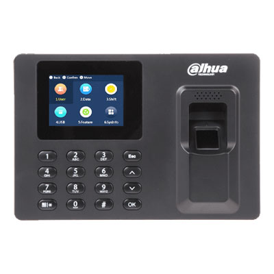 Reloj checador Dahua DHI-ASA1222E-S compacto con WiFi y batería